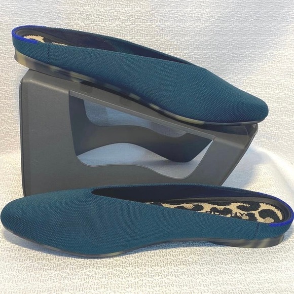 Rothy's Shoes - NWOT Rothy’s The Almond Demi turquoise Mule slip-on women sz 9